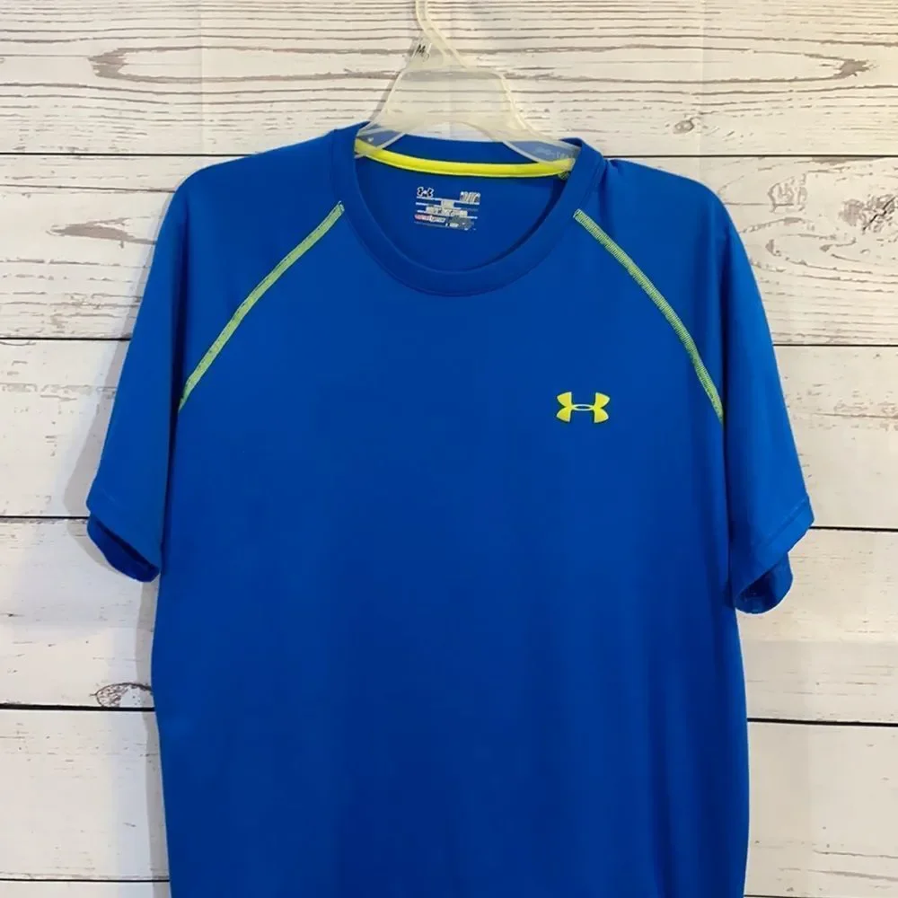Under Armour UA Men’s heat gear loose fit tee size large - Picture 2 of 6